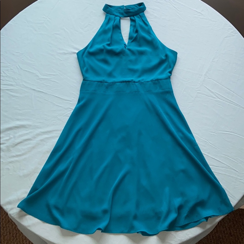 Express teal dress